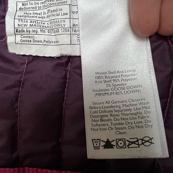 Eddie Bauer Down Jacket NWOT - Size M - Picture 4 of 8